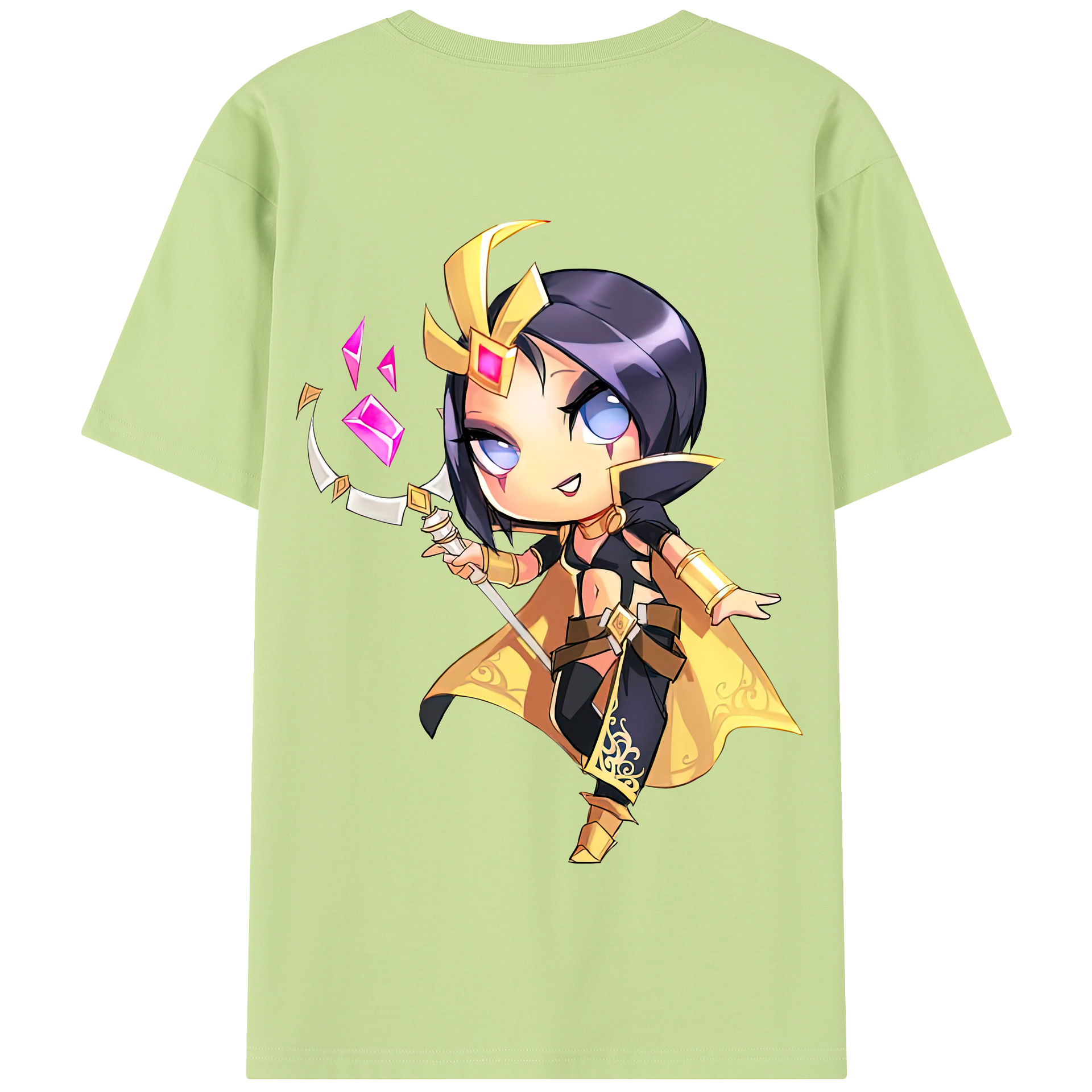 リーグ・オブ・レジェンド League of Legends LOL 綿100％半袖Tシャツ（背面プリント）